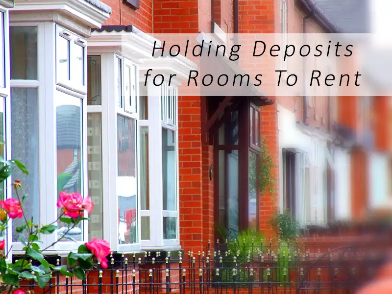 holding deposits for rooms to rent